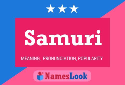 Samuri Name Poster