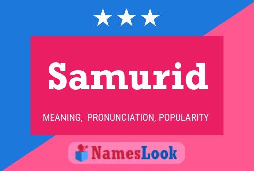 Samurid Name Poster