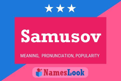 Samusov Name Poster