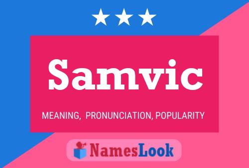 Samvic Name Poster