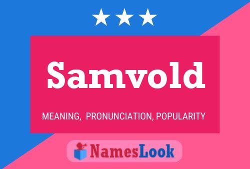 Samvold Name Poster