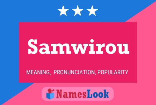 Samwirou Name Poster