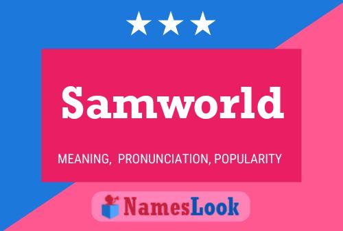 Samworld Name Poster