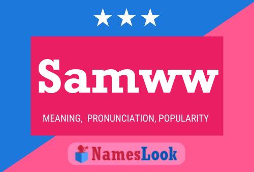 Samww Name Poster