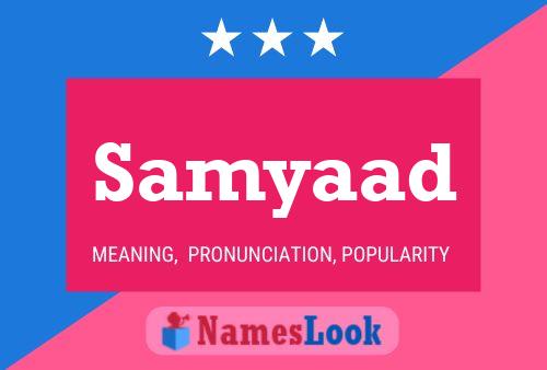 Samyaad Name Poster