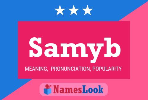 Samyb Name Poster