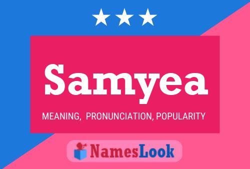 Samyea Name Poster