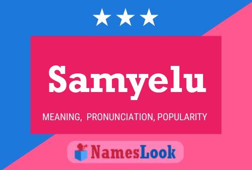 Samyelu Name Poster