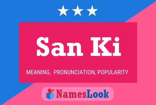 San Ki Name Poster