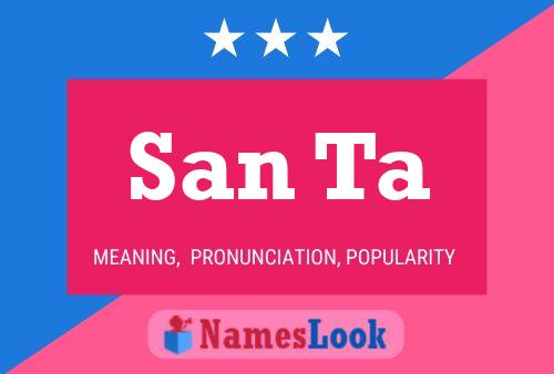 San Ta Name Poster