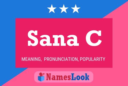 Sana C Name Poster