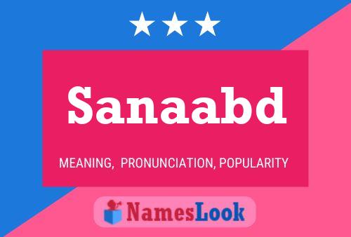 Sanaabd Name Poster