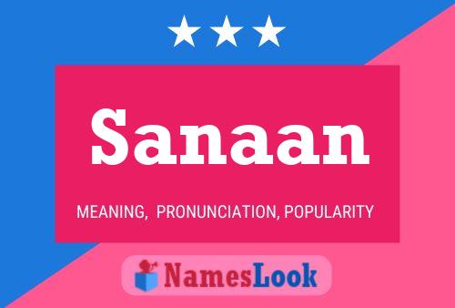 Sanaan Name Poster