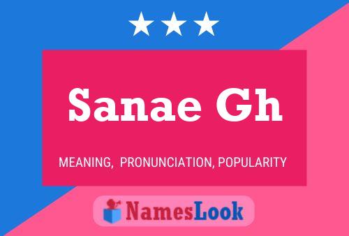 Sanae Gh Name Poster