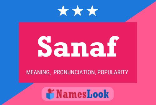 Sanaf Name Poster