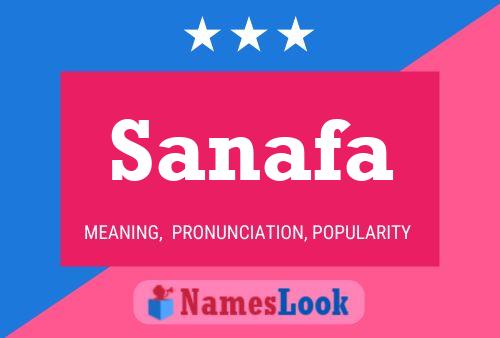 Sanafa Name Poster