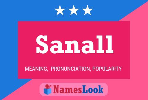 Sanall Name Poster