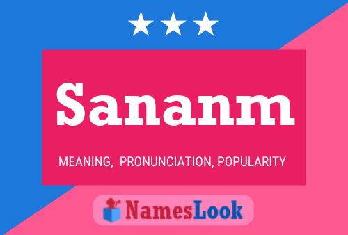 Sananm Name Poster