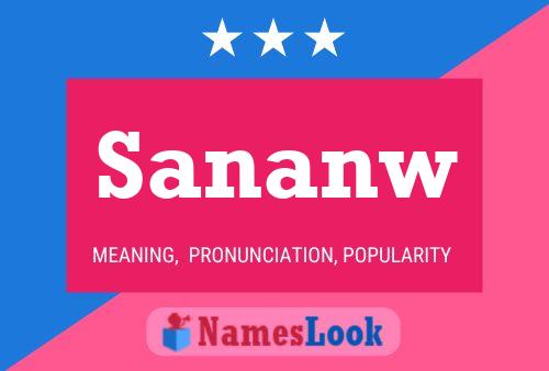 Sananw Name Poster