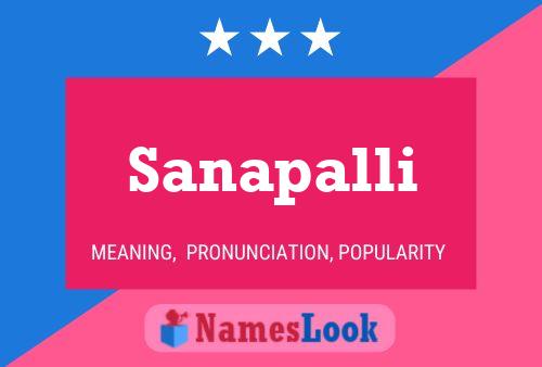 Sanapalli Name Poster