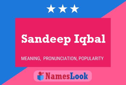 Sandeep Iqbal Name Poster