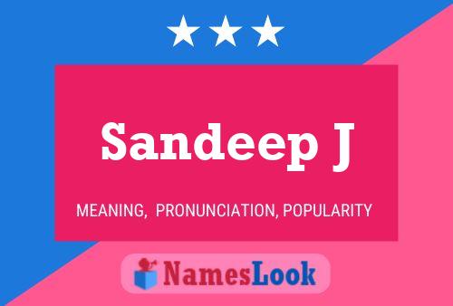 Sandeep J Name Poster