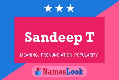 Sandeep T Name Poster