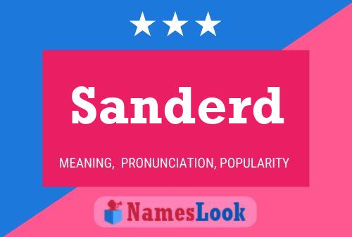 Sanderd Name Poster