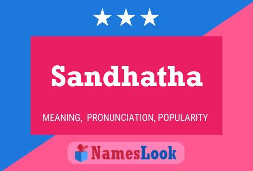 Sandhatha Name Poster