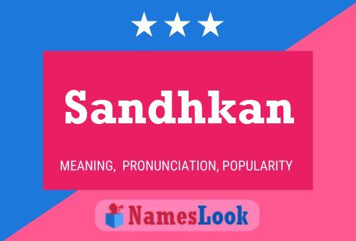 Sandhkan Name Poster