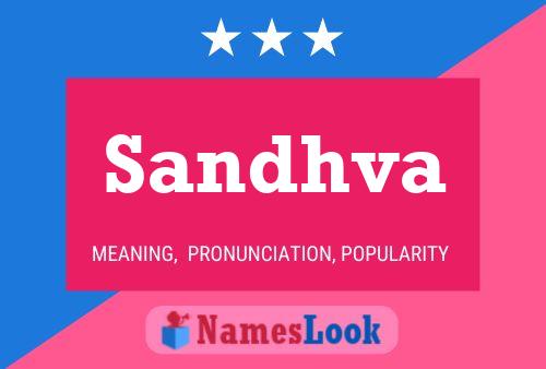 Sandhva Name Poster