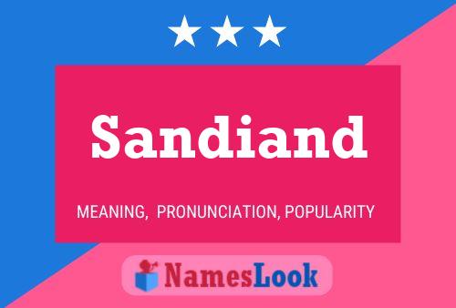 Sandiand Name Poster