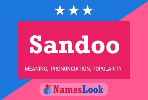 Sandoo Name Poster