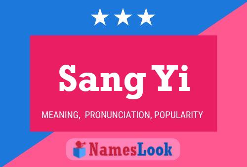 Sang Yi Name Poster