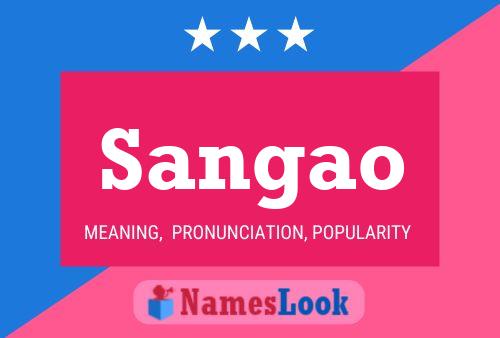 Sangao Name Poster