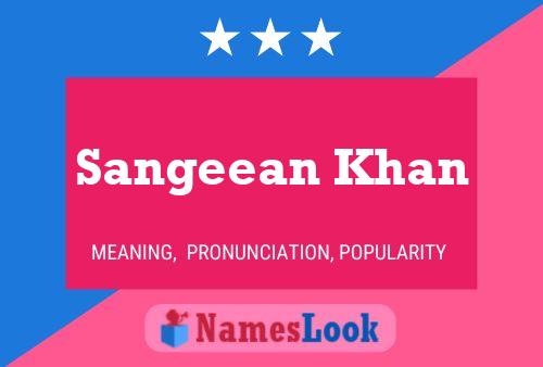 Sangeean Khan Name Poster