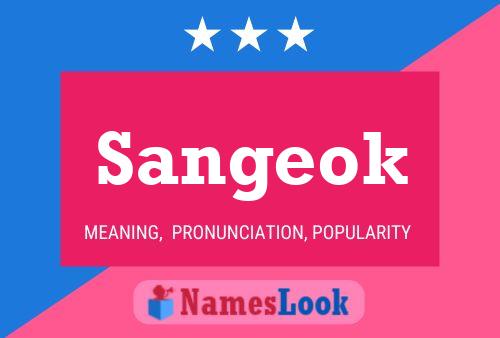 Sangeok Name Poster