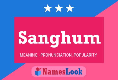 Sanghum Name Poster