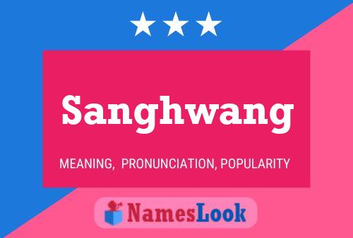 Sanghwang Name Poster