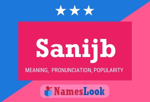 Sanijb Name Poster