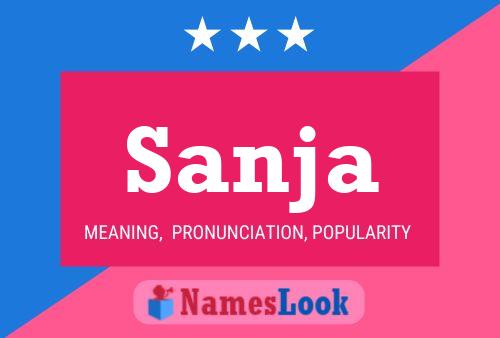 Sanja Name Poster