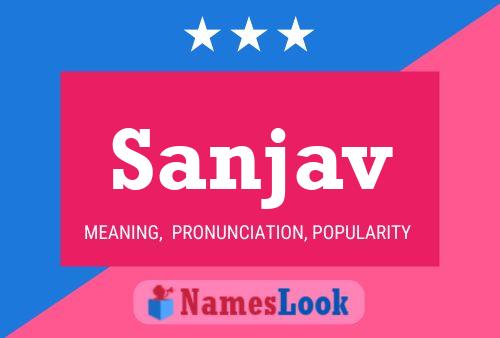 Sanjav Name Poster