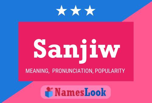 Sanjiw Name Poster