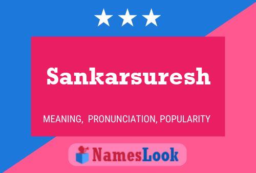 Sankarsuresh Name Poster