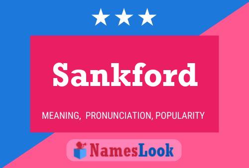 Sankford Name Poster