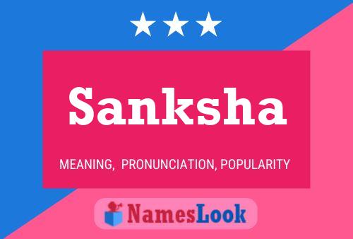 Sanksha Name Poster