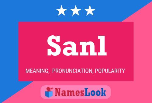 Sanl Name Poster