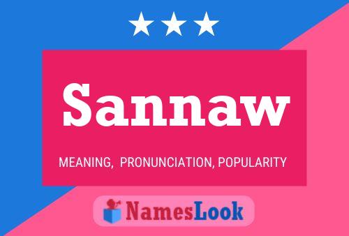 Sannaw Name Poster