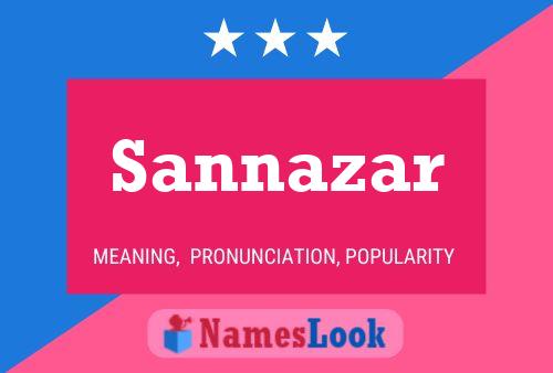 Sannazar Name Poster