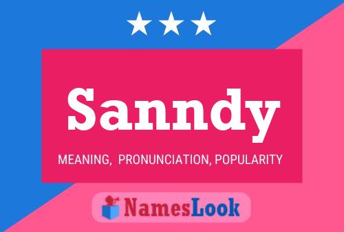 Sanndy Name Poster